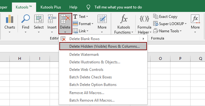 remove empty rows in excel for mac